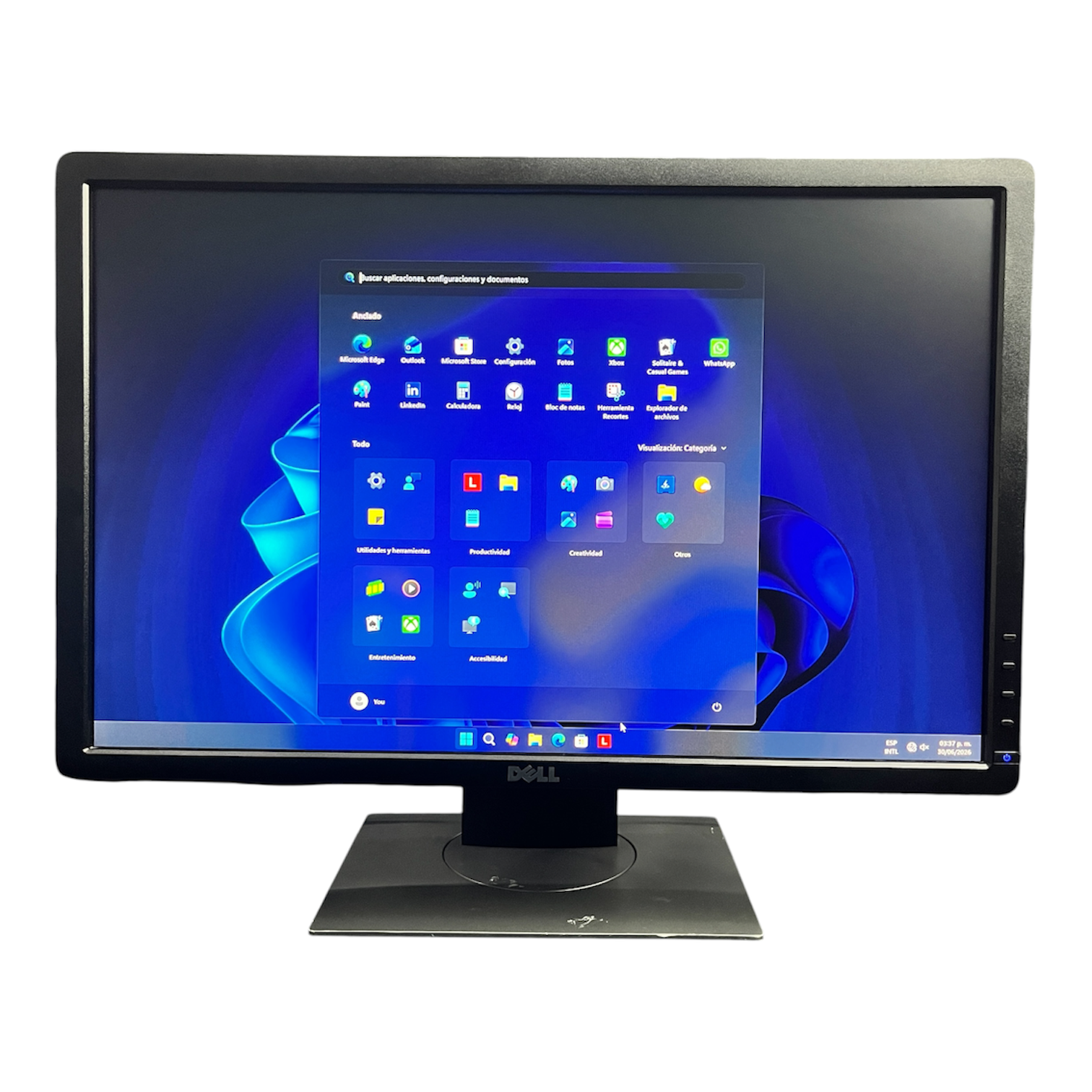 Monitor Dell LCD P2213F Para Oficina Trabajo Pc Negocio