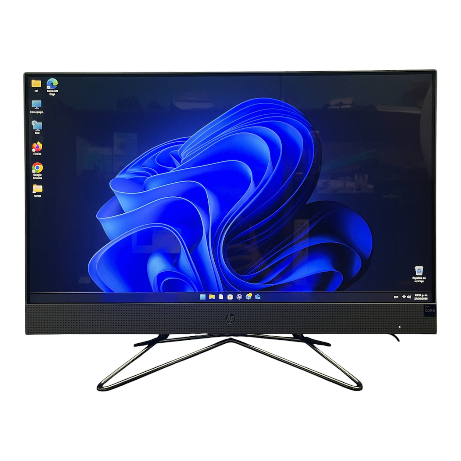 HP All In One 27 DP1XXX Core i7 1165G7 16GB RAM 512GB NVMe Intel Iris Xe Graphics WIN 11 Pro