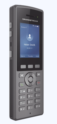 Teléfono WiFi portátil empresarial con diseño resistente IP67, conectividad a la red VoIP vía WiFi